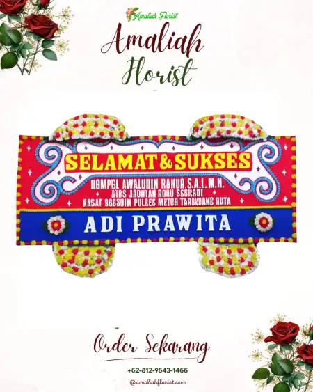 Papan Bunga Ucapan Selamat Tiro Sompe